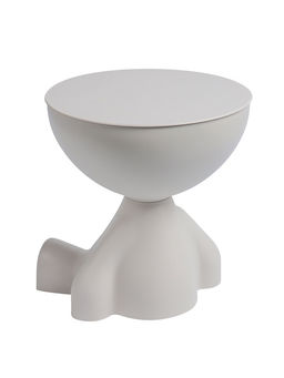 Столик журнальный, 370×370×410 мм, цвет белый