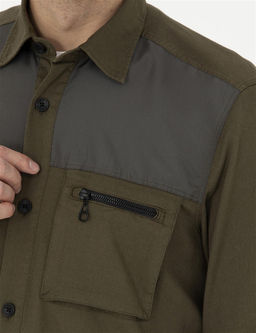 Haki Comfort Fit Uzun Kollu G_mlek