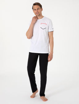 Beyaz K_sakol Pijama Tak_m_ - Pierre cardin фото 4