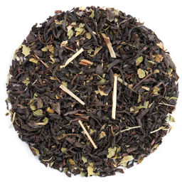 Черный с мелиссой и мятой