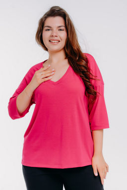 Футболка женская из вискозы Марина малина