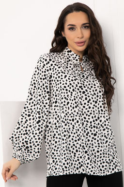 Блуза Артемида (черно-белая) Б12781-29М - Lt collection фото 5