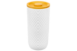 Банка д/сыпучих продуктов 900 мл 9,5*9,5*19,5 см + бамбук. крышка с силик. упл. - Elan gallery фото 6