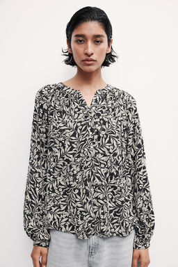 Blusa con mangas globo - H&m фото 3