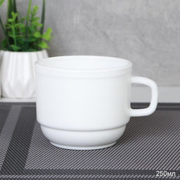 Кружка 250 мл форма Офис штабелируемая / FB250 (white) /уп 6/72/