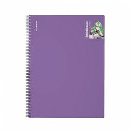 Цена за 1 шт. Тетрадь общая с пластиковой обложкой на спирали ErichKrause Manga фиолетовый, А4, 80 листов, клетка