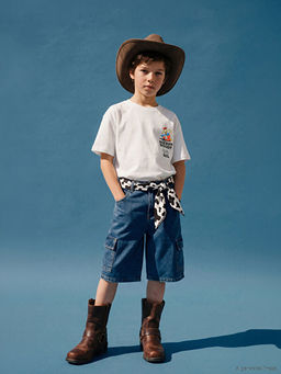 Bisiklet Yaka Toy Story Bask?l? Erkek ?ocuk Ti??rt