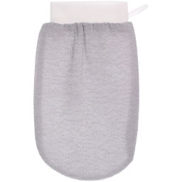 Цена за 2шт. Мочалка - варежка массажная "Premium - PASTERA", цвет серый агат, 24*15см (ZIPпакет)