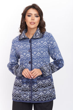 Жакет С 1517/индиго (1275)