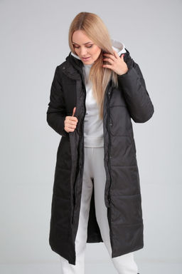 Пальто Modema 1026/1 черный  фото 2