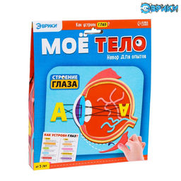 Набор для опытов Моё тело, глаз - Эврики фото 2