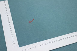 Лен с вискозой с эффектом мятости цв.Бирюзово-зеленый меланж, СОРТ2, ш.1.45м, лен-53%, вискоза-47% - Купава фото 4