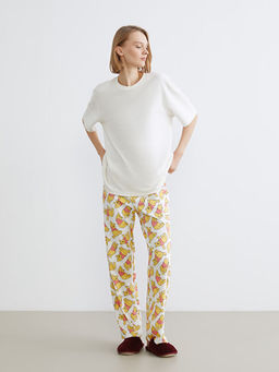 Winnie the Pooh Desenli Kad?n Pijama Alt