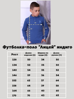 Рубашка-поло Лицей белый Ладошки  фото 19