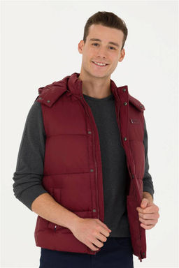 Мужской бордовый жилет Неожиданная скидка в корзине - U.s. polo assn фото 2