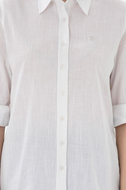 Kad_n Beyaz Uzun Kollu Basic G_mlek Sepette S_rpriz _ndirim - U.s. polo assn фото 6