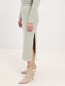 Юбка трикотажная KATHARINA KROSS KK-SKT-006Kn-салатовый  фото 5