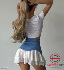 Юбка женская с воланами - Bruno фото 2