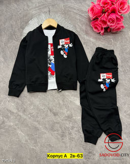 Костюм тройка из хлопка детский