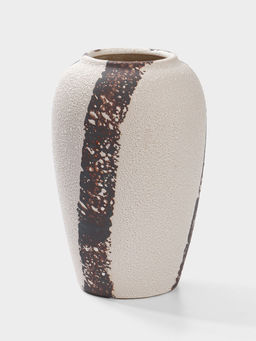 Ваза настольная керамика "Мелхор" 23х13 см, белый