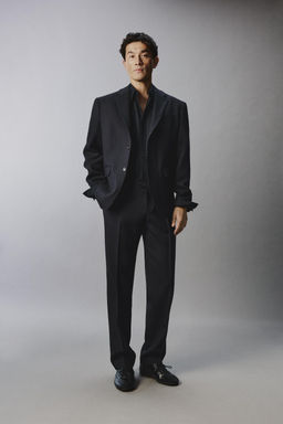 100% WOOL ORIGINS SUIT TROUSERS - Zara фото 9