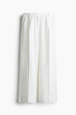 Pantal?n amplio en mezcla de lino - H&m фото 3