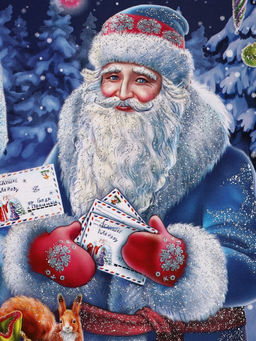 Цена за 5 шт. Подарочная новогодняя коробка «Новогодняя карусель», для сладких подарков, 16.8×7×25 см