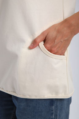 Кофта женская из футера 2-н Анфиса молочный