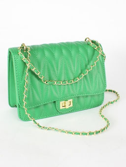 Сумка женская искусственная кожа Ch&K-1088, 1отд, плечевой ремень, зеленый SALE 255062 - Adelia фото 6