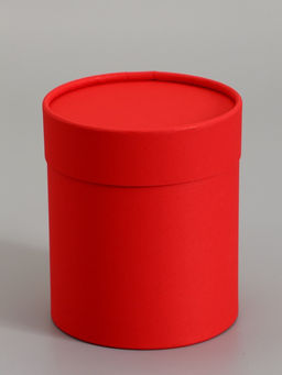 Коробка подарочная, завальцованная, "Красная", 12 х 12 см