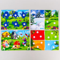 Веселые липучки Умное лото, Смешарики  фото 3