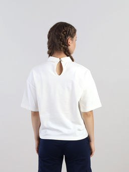 CRB wear / CWJG 63605-21 Джемпер для девочки,экрю/Ex.Cherubino  фото 6
