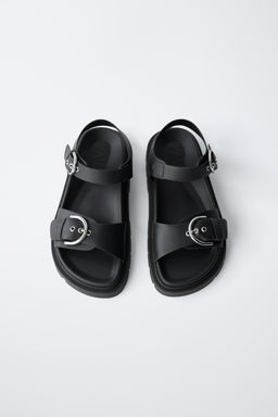 SANDALIA HEBILLAS / Negro - Zara фото 4