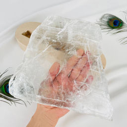 Срез Селенита на подставке - Радуга самоцветов фото 3