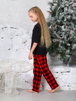 ДК014 Домашний костюм Динго (чёрный) - Милаша фото 4