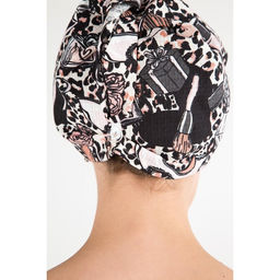 Набор для сауны Этель Леопард парео 80*144 см + чалма, вафля 200г/м2, 100% хл  фото 6