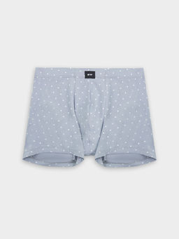 Цена за 2 штуки! Трусы боксеры мужские с принтом треугольники на сизом 411220 - Mark formelle фото 5