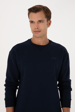Erkek Lacivert Basic Sweatshirt Sepette S_rpriz _ndirim - U.s. polo assn фото 2