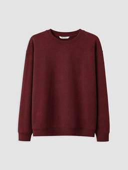 Bisiklet Yaka Erkek Sweatshirt