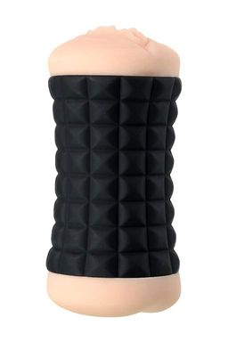 Мастурбатор двусторонний JOS JANICE, TPR, телесный, 14,5 см  фото 3