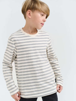 Лонгслив Полоска Пепел 7+ - Bungly фото 2