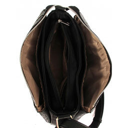 Сумка женская натуральная кожа ADEL-230/3в/ММ (отделка ИСК/КОЖА), 5отд, плечевой ремень, питон 262008 - Adelia фото 4