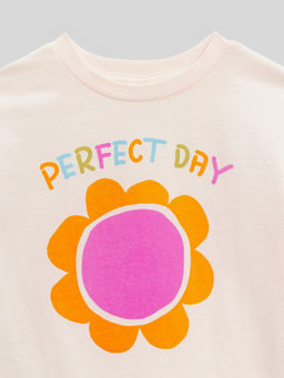 ACOOLA / Футболка детская для девочек Ida молочный  фото 4
