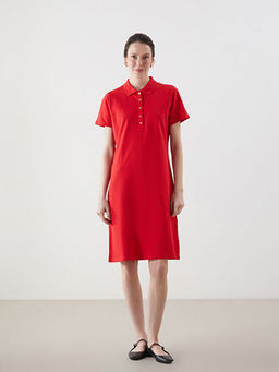 Polo Yaka Pike Elbise