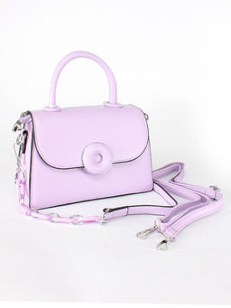 Сумка женская искусственная кожа Ch&K-8618, 1отд, 2плеч/рем, сирень SALE 255091 - Adelia фото 6
