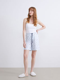 Beli Lastikli Kad?n ?ort Pijama Alt? 2li