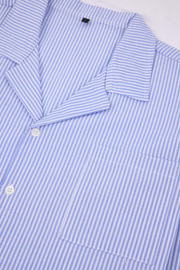 Mavi Regular Cizgili Dokuma Pijama Tak?m? TMNSS26PT00003 - Trendyolmilla фото 3