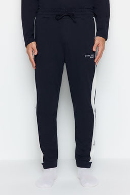 TRENDYOL MAN Lacivert Regular Fit Nak?s Detayl? Orme Pijama Tak?m? TMNAW24PT00030 - Trendyolmilla фото 10