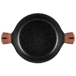 51482 WERNER Сотейник DONO 24,0x7,5 см/2,8 л с индукционным дном, с двухслойным мраморным антипригарным покрытием Pfluon, бакелитовая ручка с покрытием Soft Touch, крышка с силиконовым ободом. Материа  фото 4