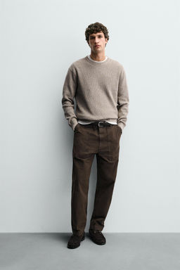 PURL KNIT SWEATER